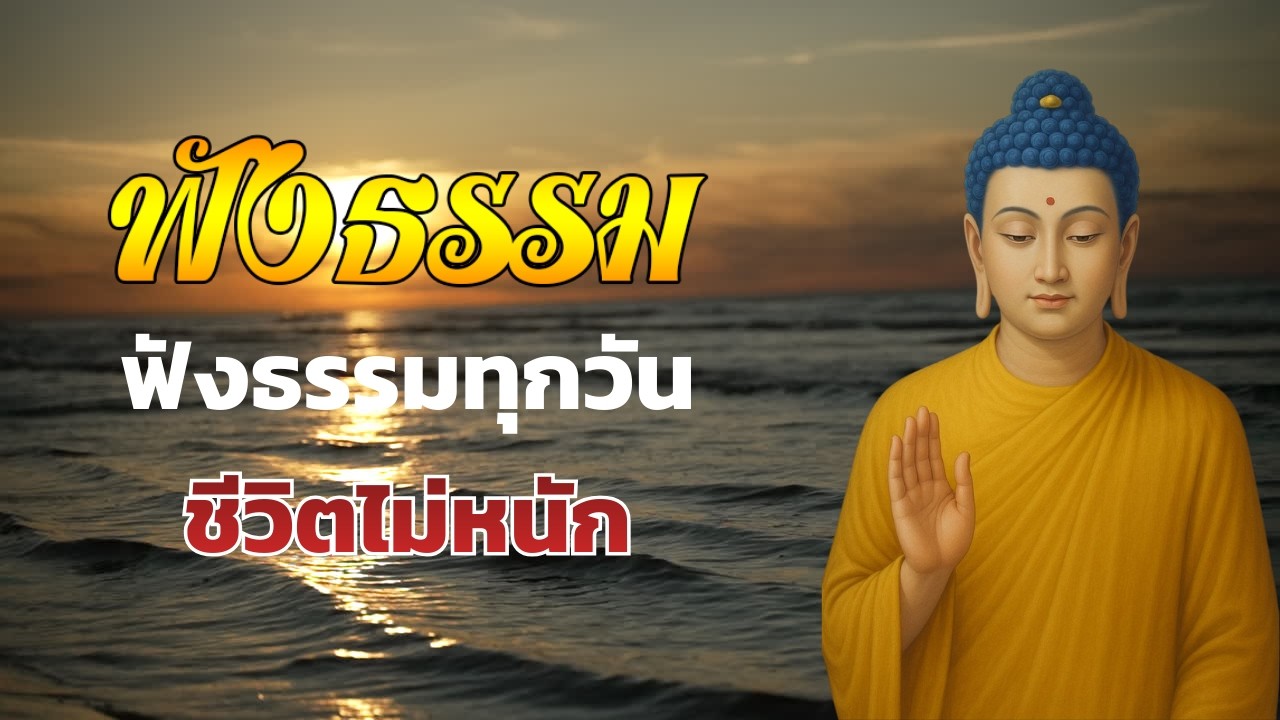 ฟังธรรมก่อนนอน สบายๆ🌙คลายเครียดก่อนหลับ  ใจสงบ หลับลึกทั้งคืน