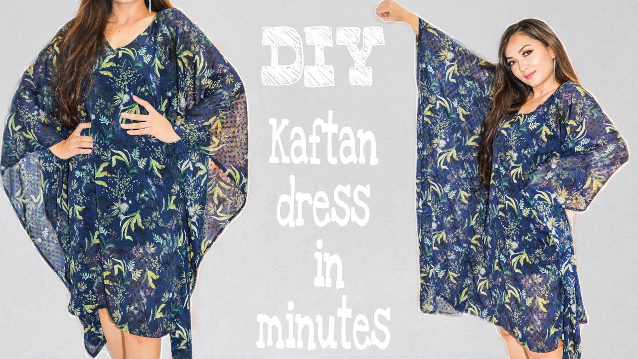 HOW to make a Kaftan Dress ll Make Dress in 15 Minutes ll DIY Style ll