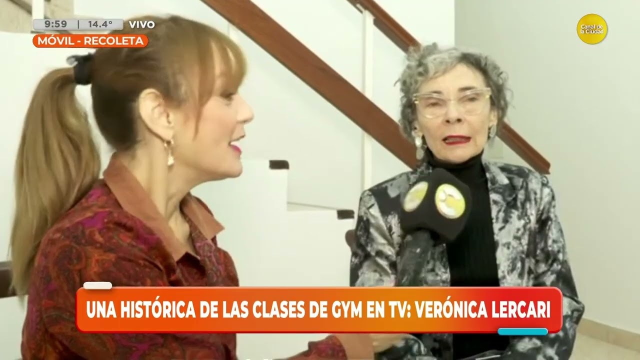 Verónica Lercari, una histórica de las clases de gym en TV │LPELDM│ 09-09-25