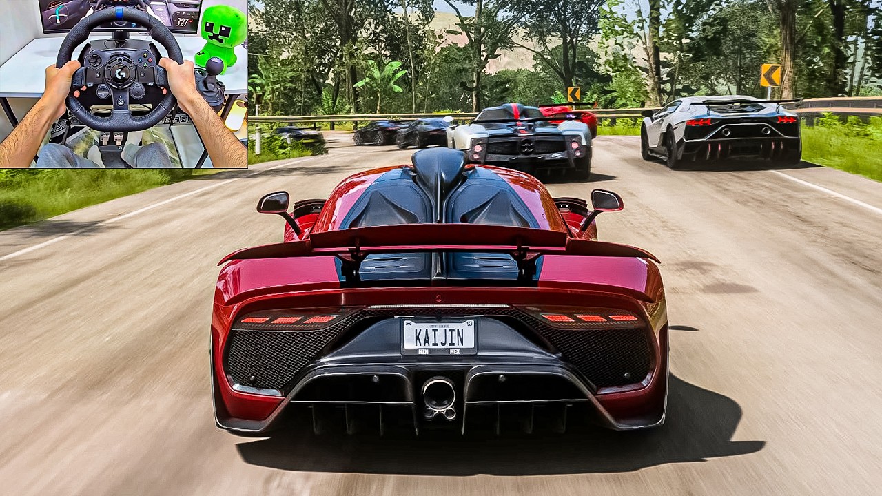 Mercedes AMG ONE VS Hypercars - Forza Horizon 5 | Logitech G923 Steering Wheel