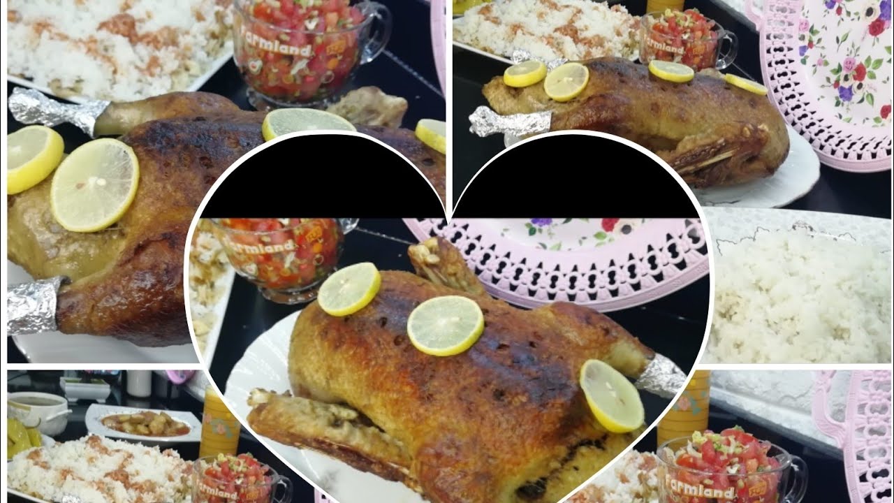 طريقه عمل البط🦆محشي زبيب وهتاخدى منه اجمل شوربه بجد روعه(أكلات هناء)