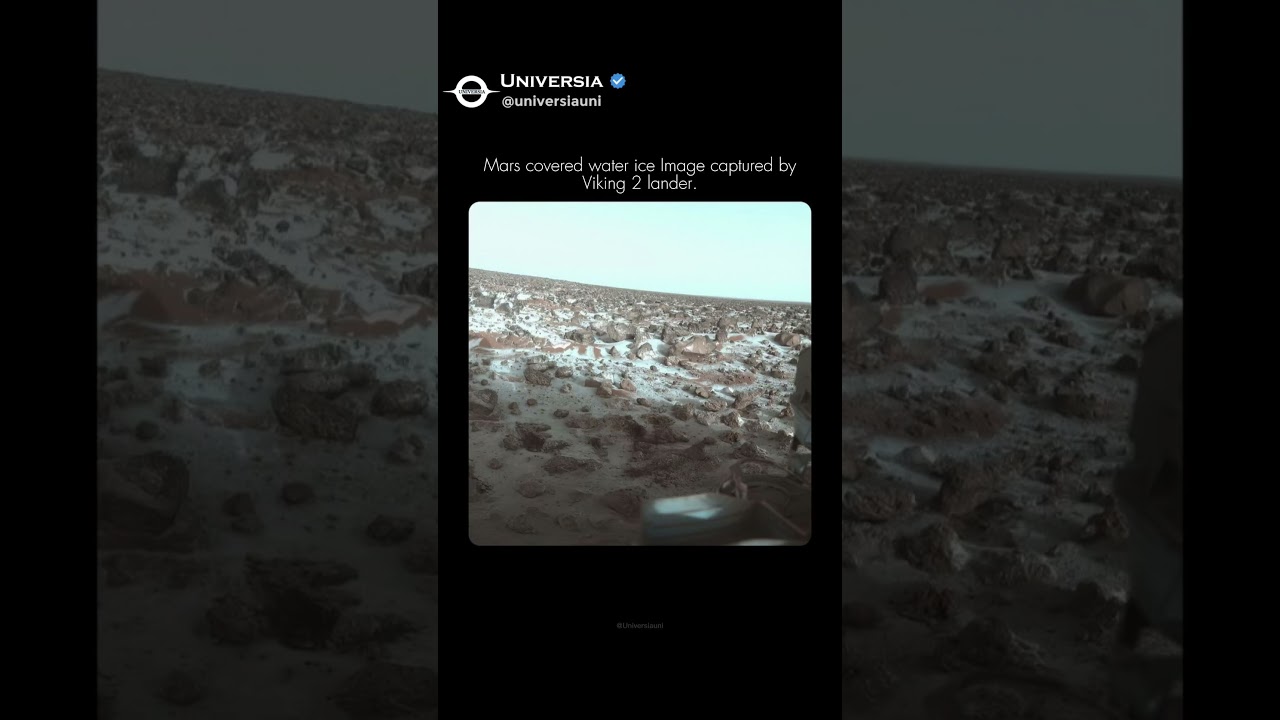 ❄️ Mars Covered in Water Ice?! 🪐🌨️