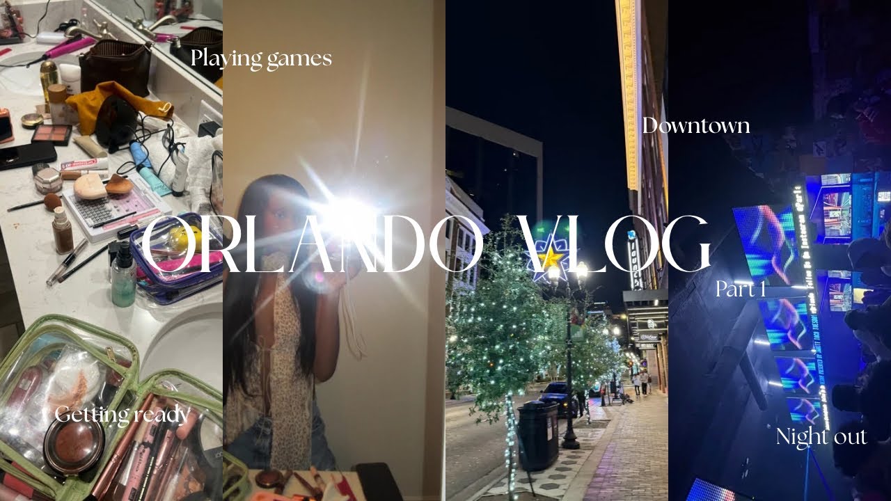 ORLANDO VLOG PARTE 1|| arrume-se connosco, downtown, etc…
