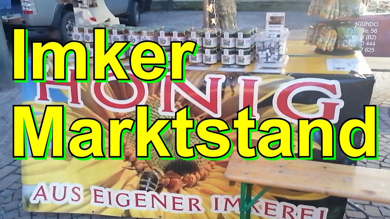 Imker Marktstand