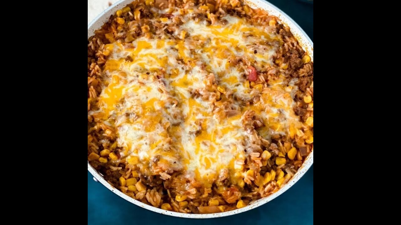 Cheesy beef and rice (WUW #1)