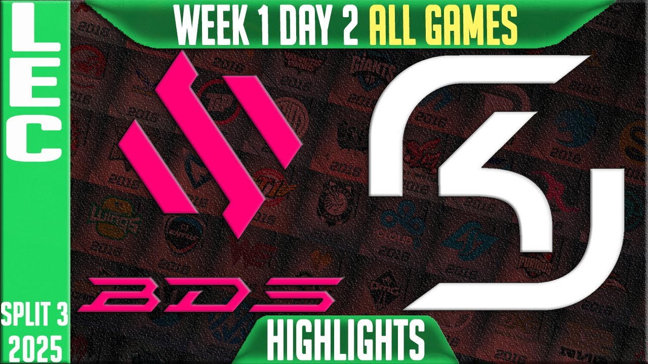 BDS против SK: все игры, лучшие моменты | LEC W1D2, разделение 3 | Team BDS против SK Gaming