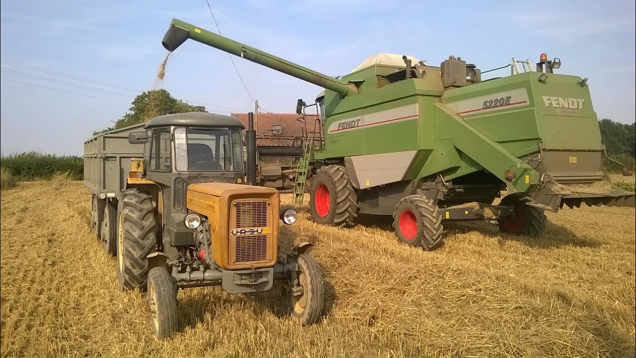 Żniwa 2019!!! #6 (Pszenica) FENDT 5220e & U-R-S-U-S C-360