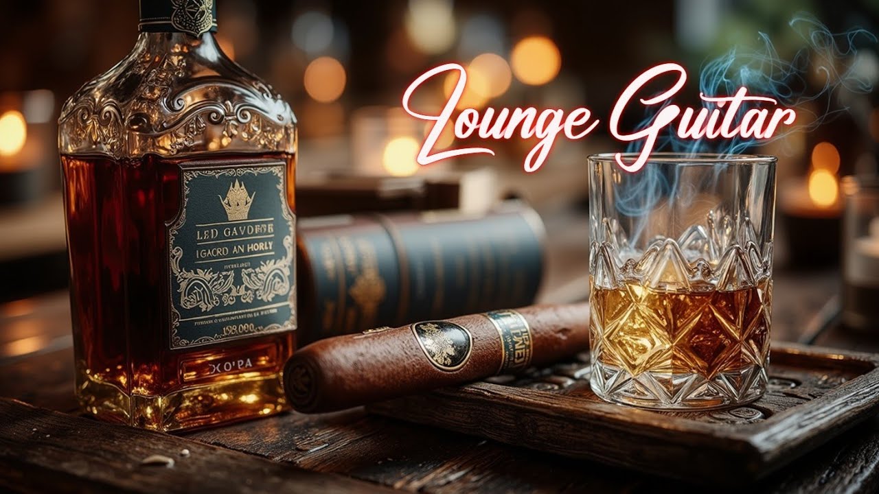 Музыка для виски-лаунжа | Мягкие блюзовые гитарные мелодии для релаксации и отдыха ~ Подкаст
