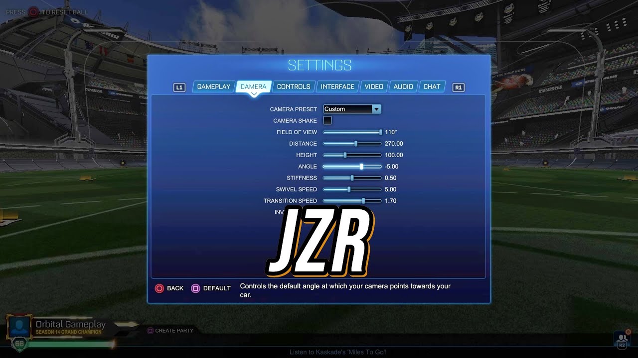 Rocket League: JZR Settings (in desc)