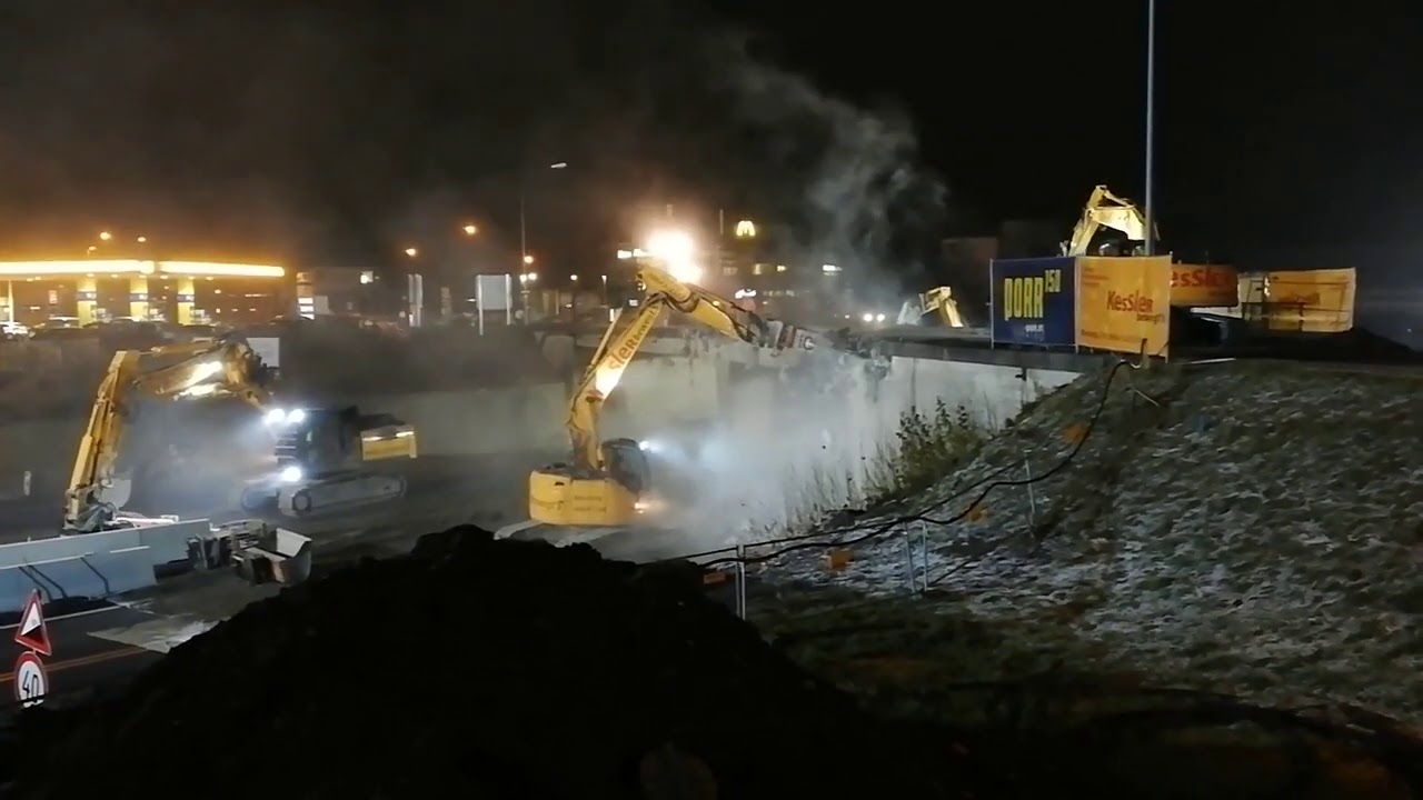 Brücke in Bürs abgerissen