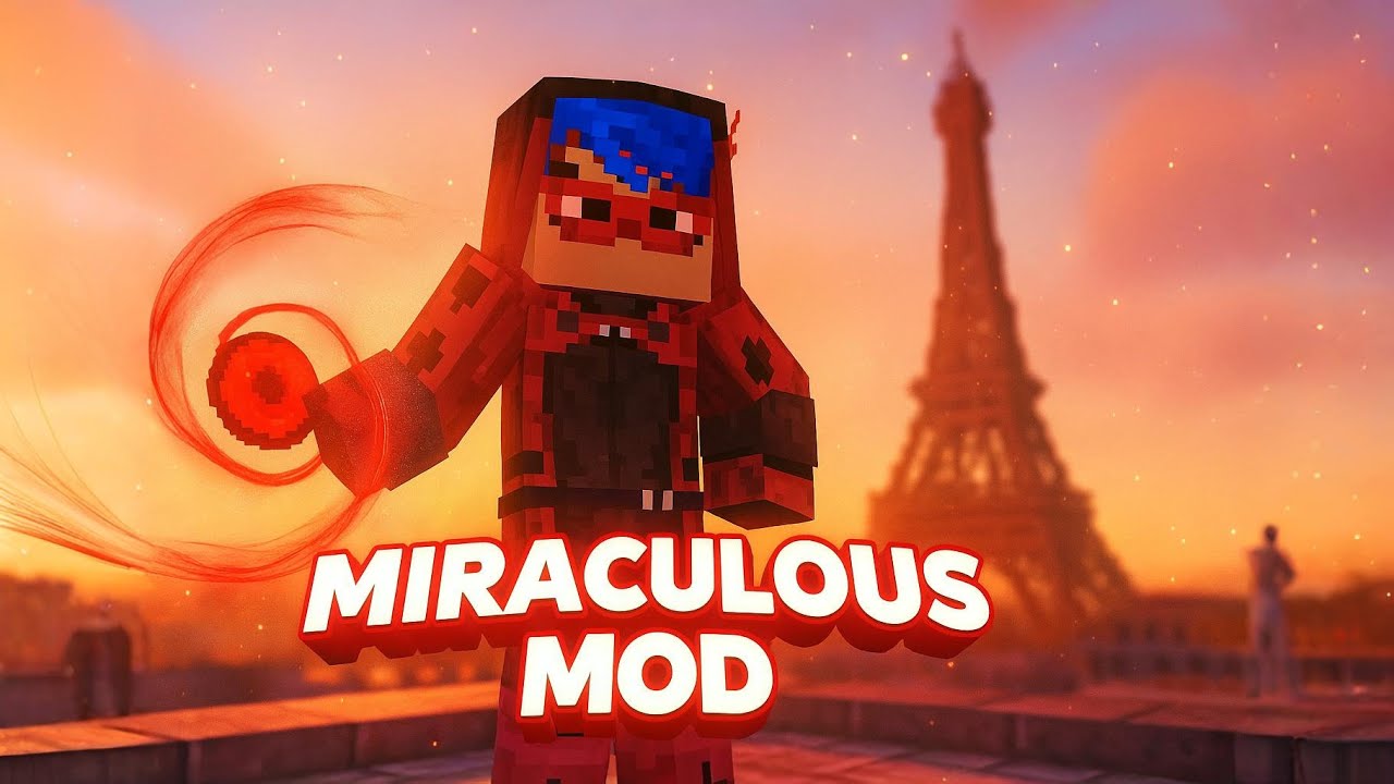 Minecraft Miraculous Ladybug – Демонстрация модов! 🐞✨