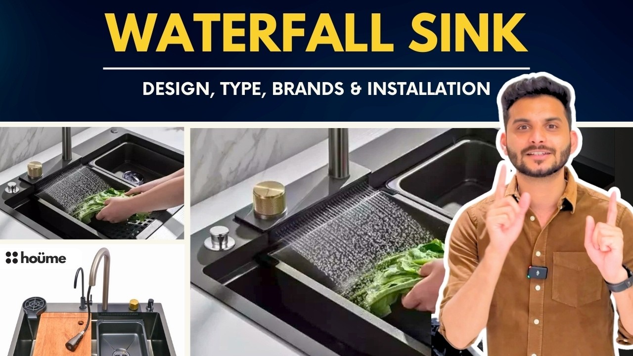 Waterfall Sink 2025 : Best Kitchen Sink Review I Installation I Price in India I Kitchen Sink