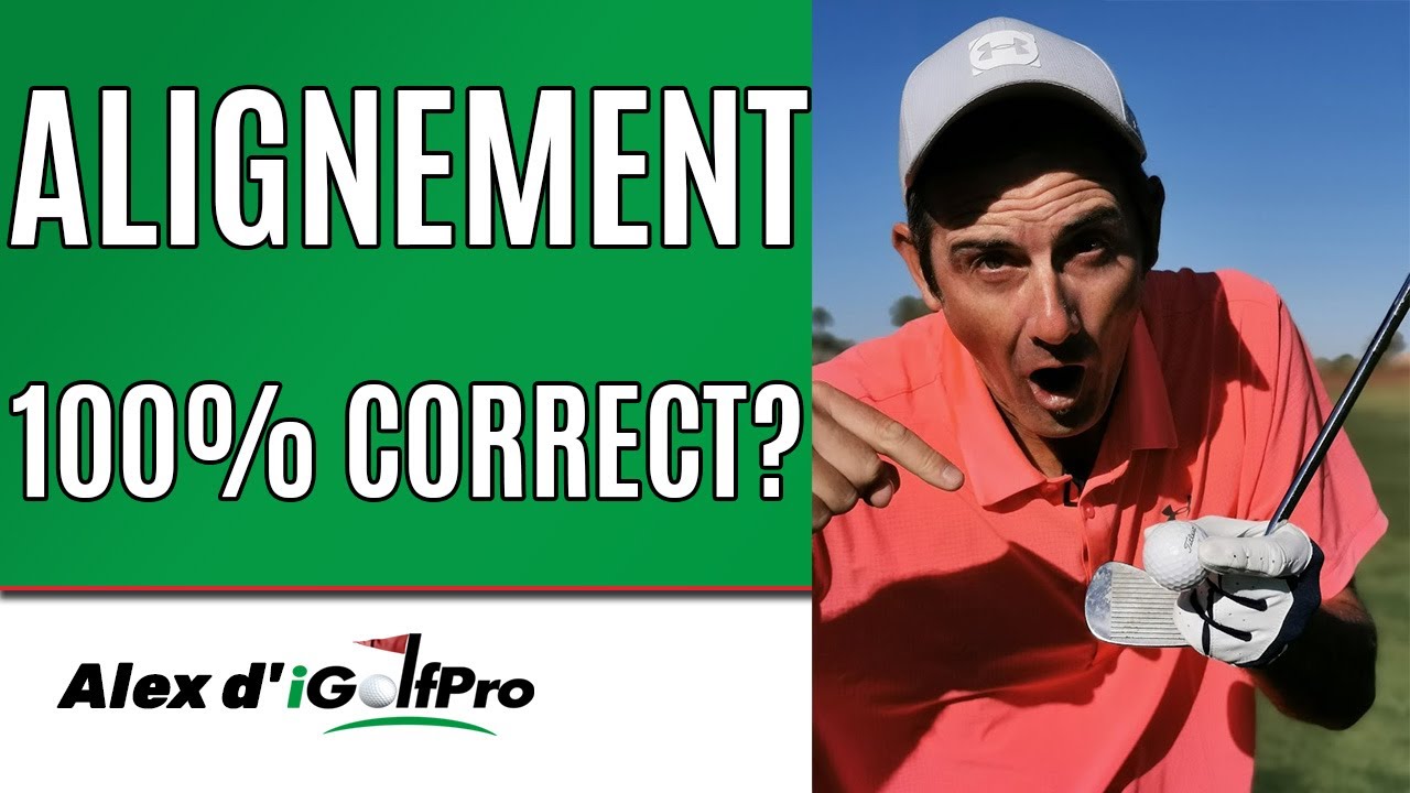 L' ALIGNEMENT au Golf: La Technique Charlot à voir ABSOLUMENT pour bien s'aligner !