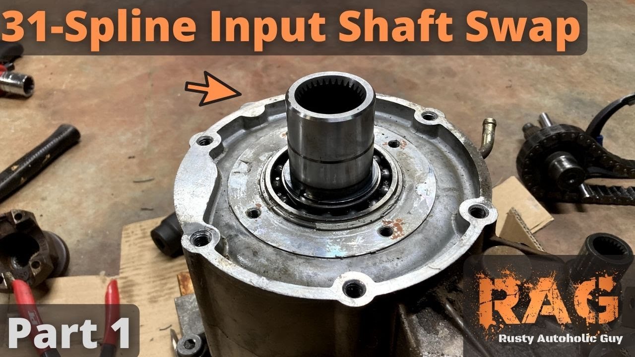 Upgrading my NP231 transfer case to a 31-spline input shaft Part 1