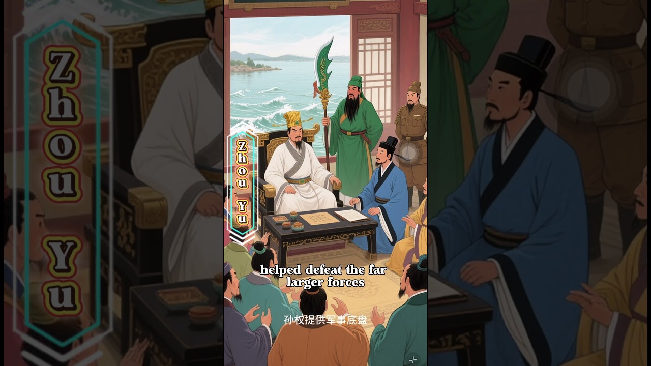Zhou Yu: The Tragic Genius Behind Red Cliffs #dynastyanddoctrine #ancientchina  #historyshorts