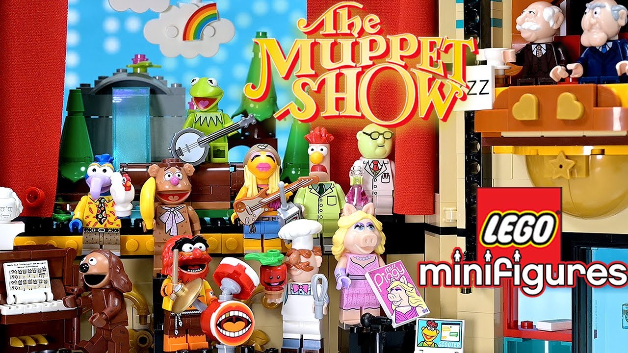 It's time to play the music! It's time to light the lights! Lego Muppets minifigures complete set