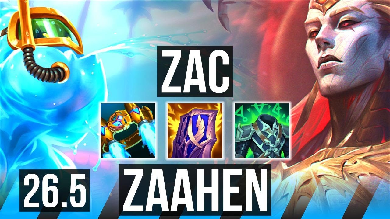 ZAC vs ZAAHEN (MID) | KR Grandmaster | 26.5