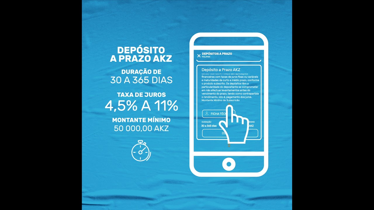 Dep&oacute;sito a prazo