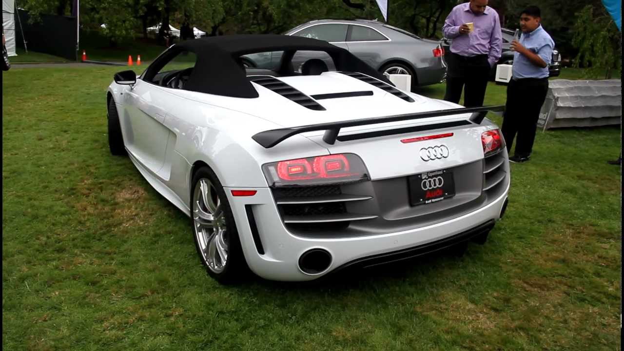 Audi R8 GT Hard Revving - Luxury Supercar Weekend 2012