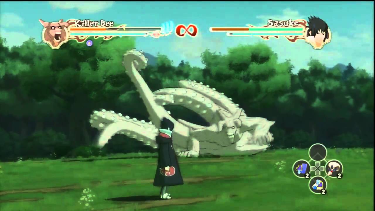 Ultimate Ninja Storm 2 Killer Bee Moveset