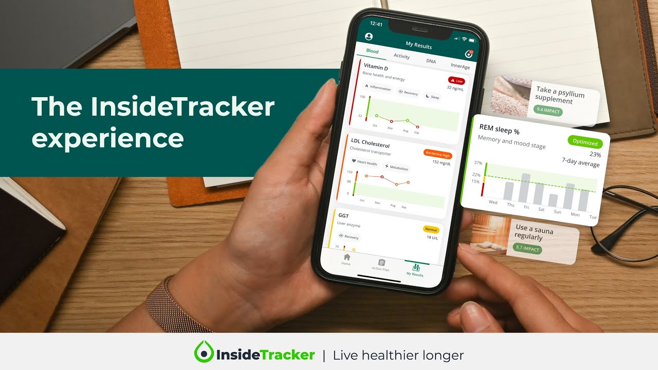 The InsideTracker experience: Unlock your body&rsquo;s data + personalized path to live healthier longer