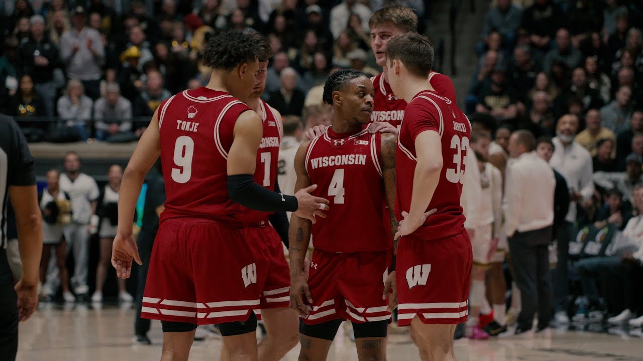 Cinematic Highlights at Purdue || Wisconsin Basketball || Feb. 15, 2025