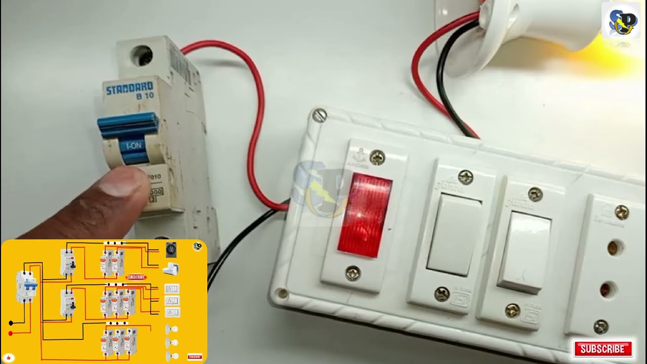 single pole MCB electric board connection| MCB proper board wiring electric home solutions