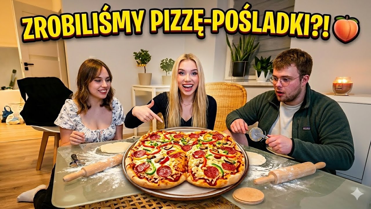 PIZZA W KSZTAŁCIE POŚLADKÓW 🍑