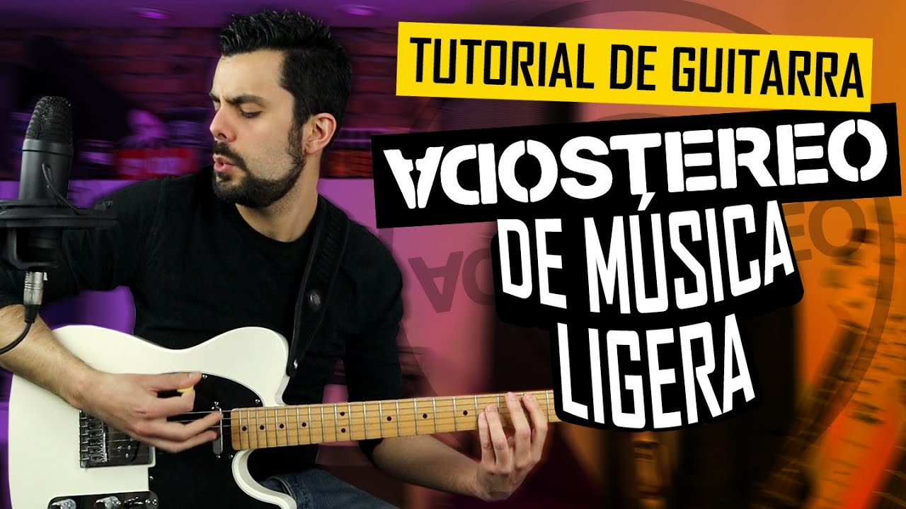 Cómo tocar De Música Ligera de SODA STEREO Guitarra Tutorial Tablatura Acordes | Marcos García