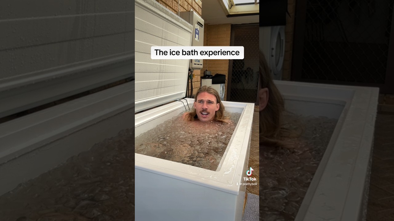The ice bath experience 🥶