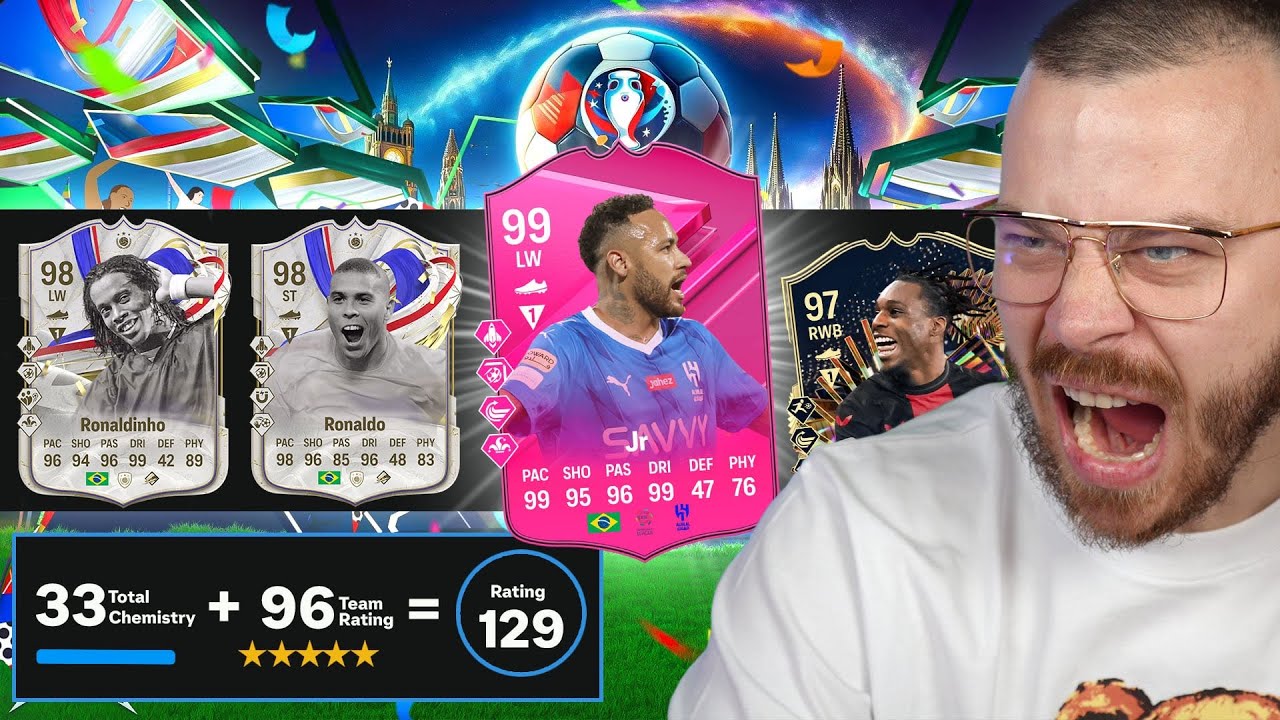 Най - Скандалният 129 Рейтнат Драфт (Предизвикателство) с 99 Neymar / 98 Ronaldo / 98 Ronaldinho