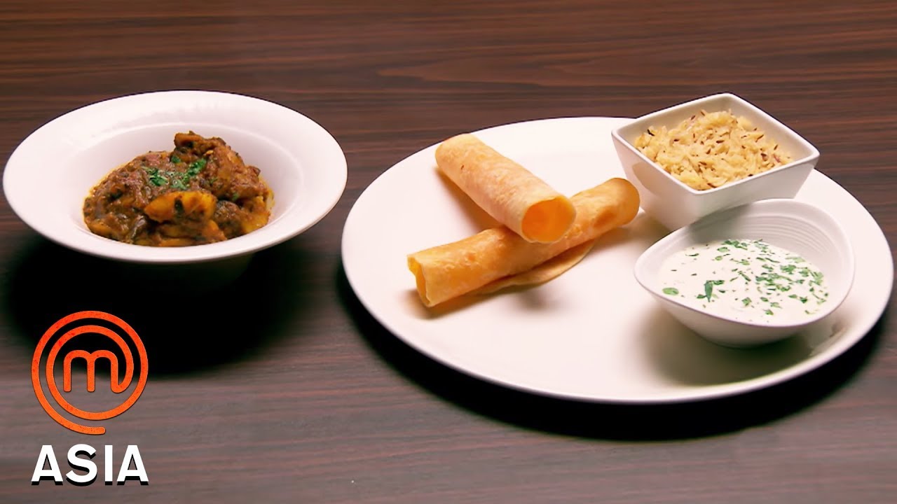 Spicy Chicken Curry & Cumin Rice | MasterChef Asia | MasterChef World