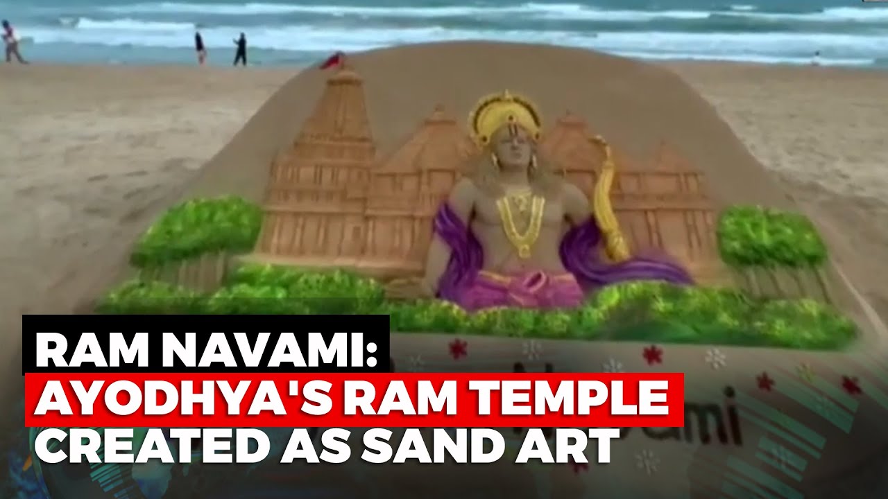 Sand Artist Creates Ayodhya's Ram Temple On Ram Navami