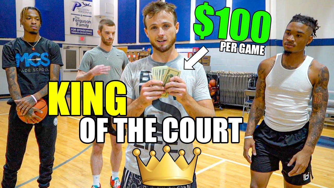 1v1 KING OF THE COURT FOR $300! Clamp God, A-Milly, Ty Glover & Connor Barth | Who is the BEST!?