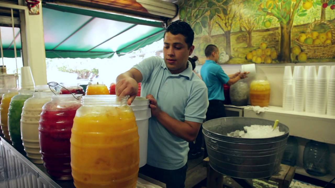 Aguas Frescas, del Fray Pedro, del Chaplin.