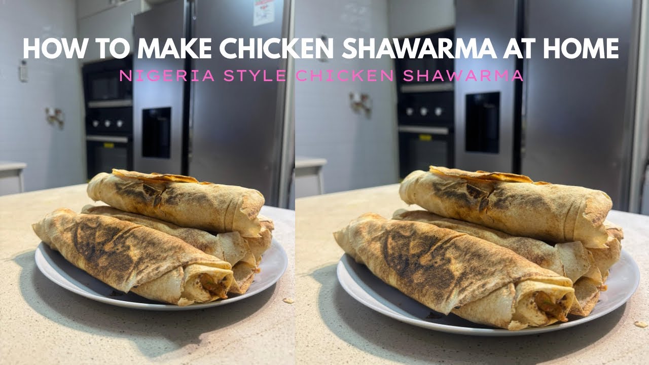 How to MAKE AUTHENTIC NIGERIAN SHAWARMA at home🏡 | tasty, juicy & creamy, | WITH PEACE UBAH