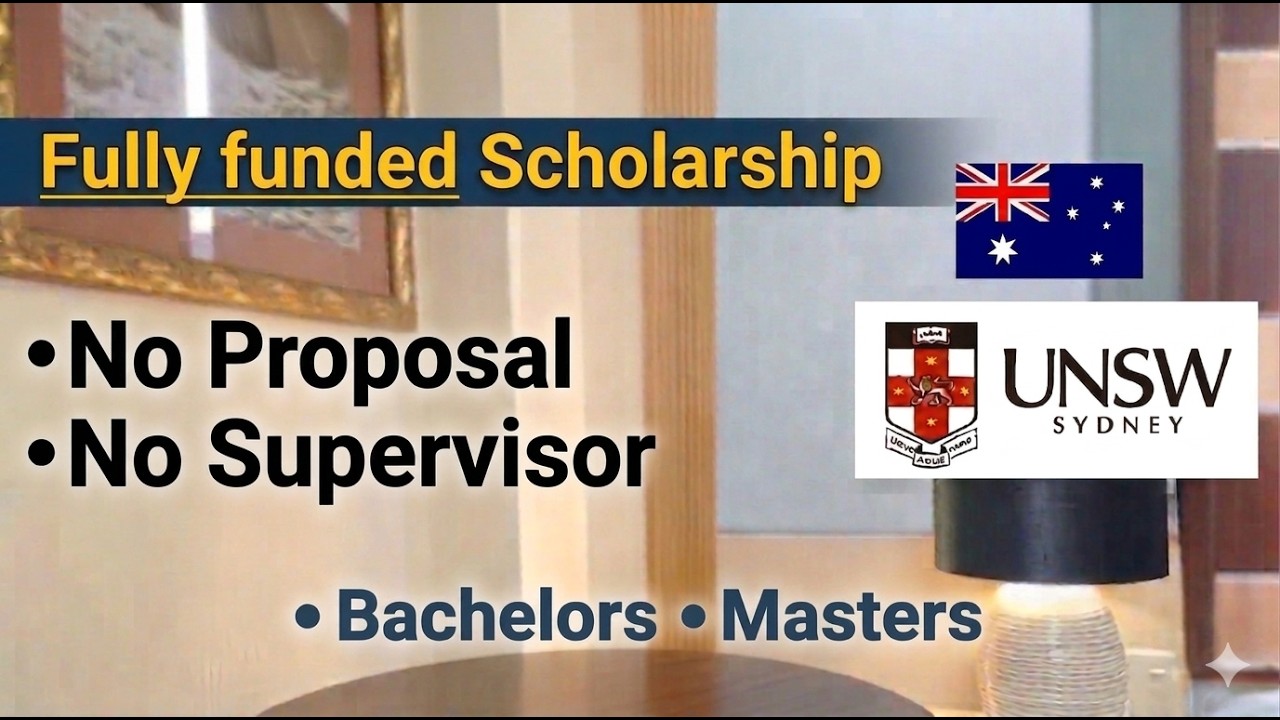 Australia 🇦🇺 Fully Funded Scholarship 2027 No IELTS & No Application Fee