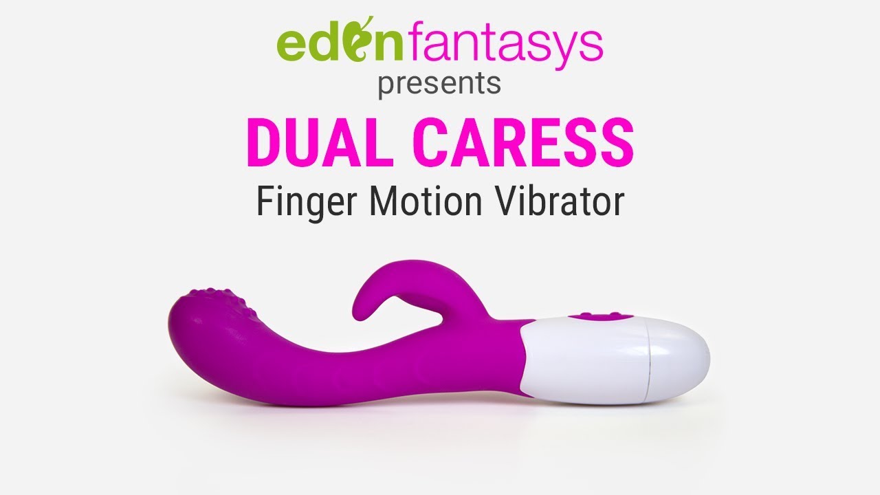 Eden Dual Caress Finger Motion Vibrator &ndash; G-spot Rabbit Vibrator
