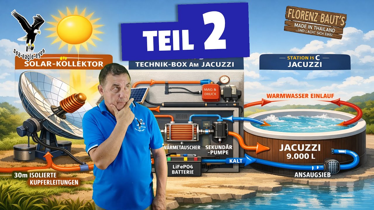 „Brennpunkt 1000 Grad? Mein gigantischer Solar-Kocher für den Pool!“