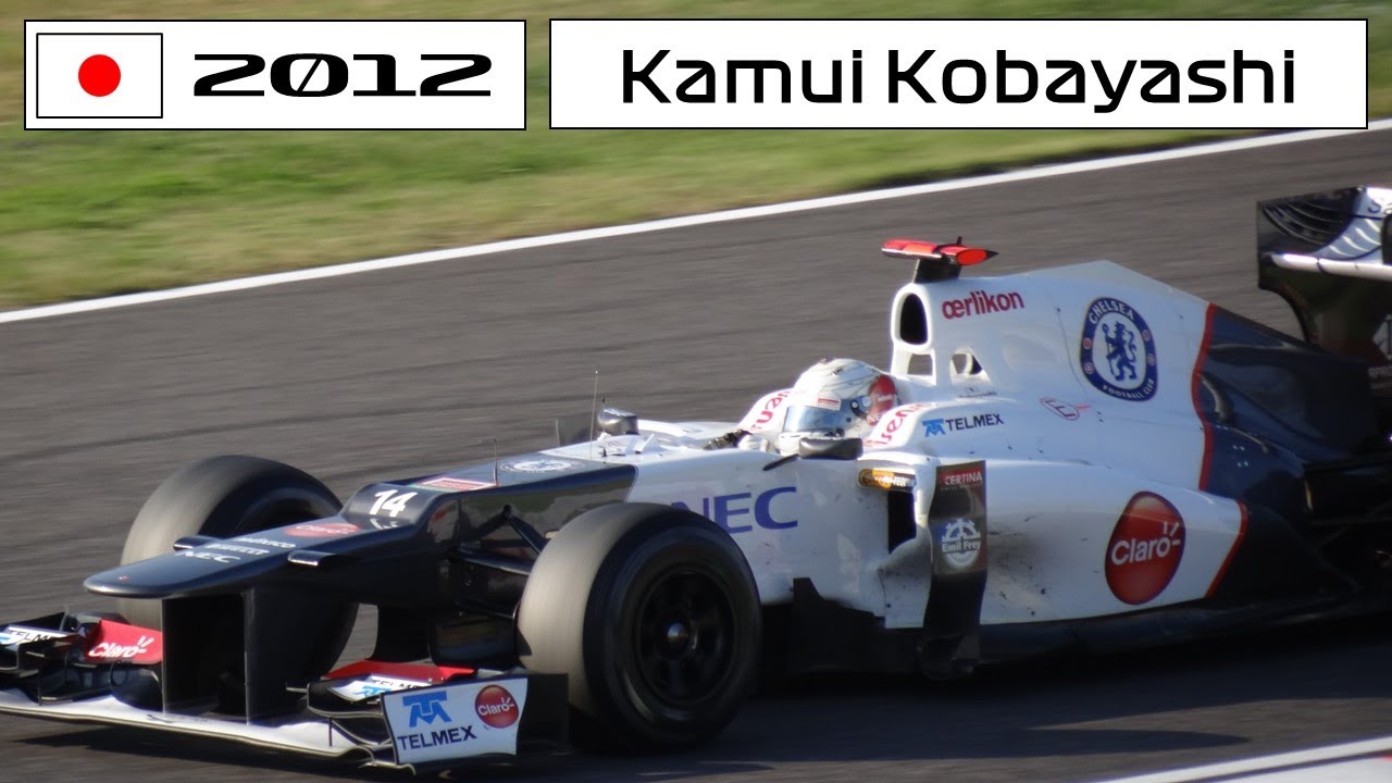 [Видео F1 у трассы] Эмоциональное подиум Камуи Кобаяши｜2012 F1 Japan GP
