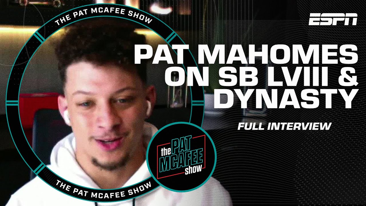 Patrick Mahomes on GOAT debate, Chiefs' Dynasty & 3-PEAT? 👀 [FULL INTERVIEW] | Pat McAfee Show