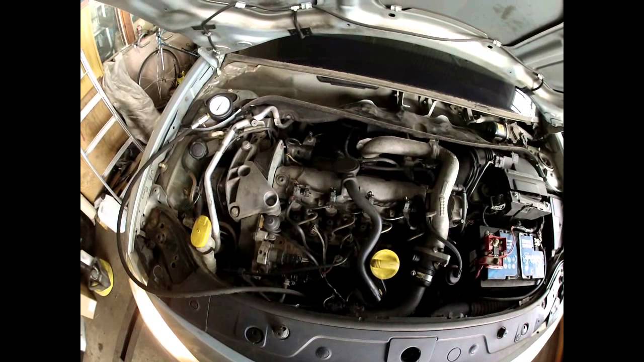 Pomiar ciśnienia oleju - 1.9 dci Renault Megane II