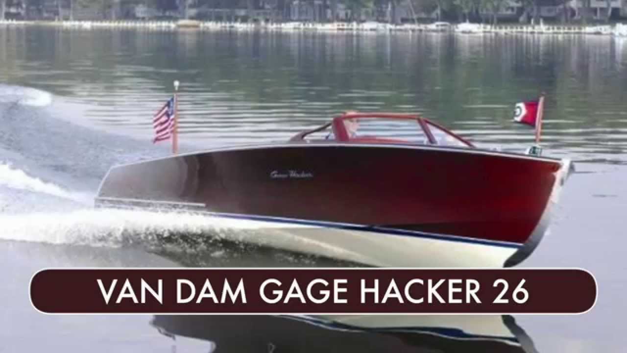 2007 Van Dam Gage Hacker 26 Classic Wooden Runabout - SOLD