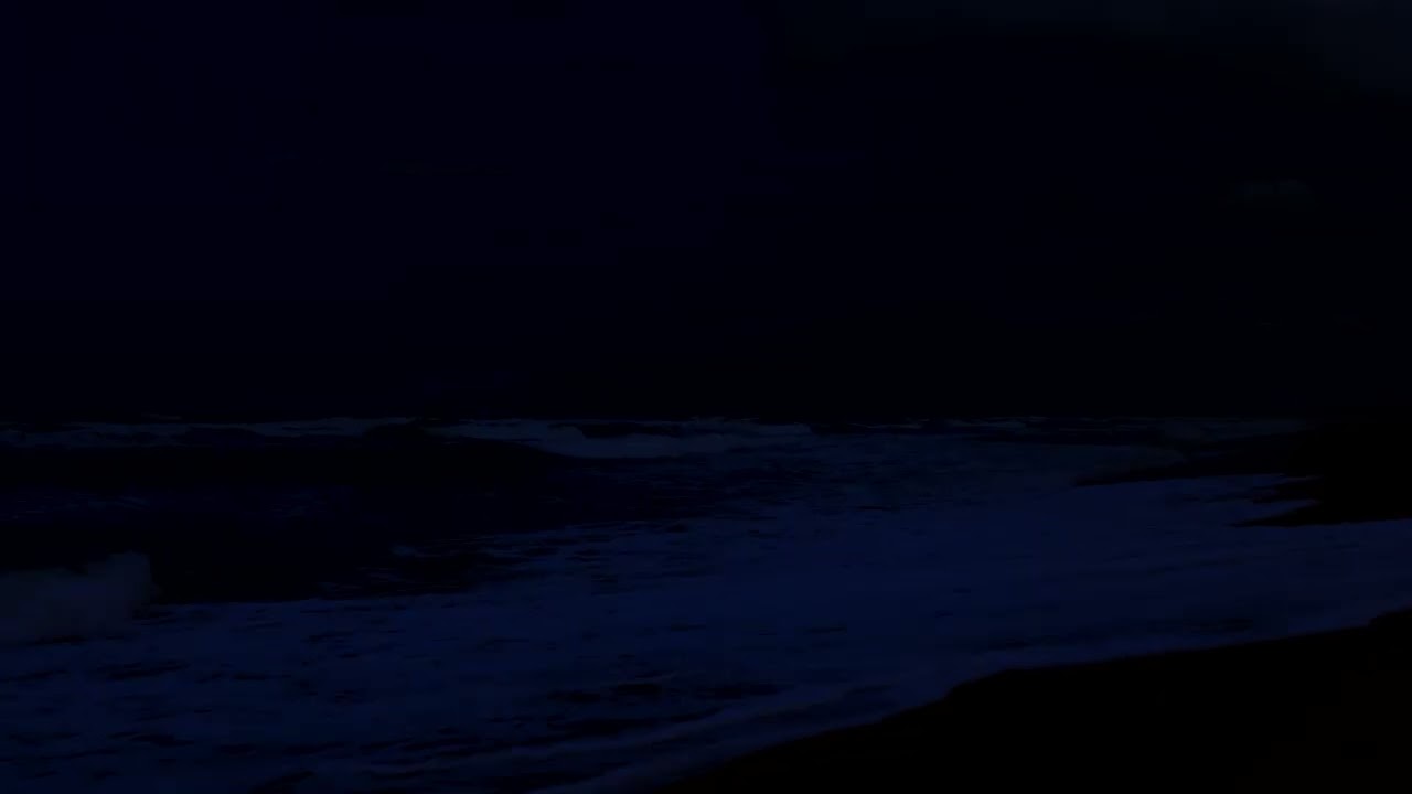 Gentle Ocean Wave Therapy | Night Sea Sounds to Ease Insomnia and Mental Tension