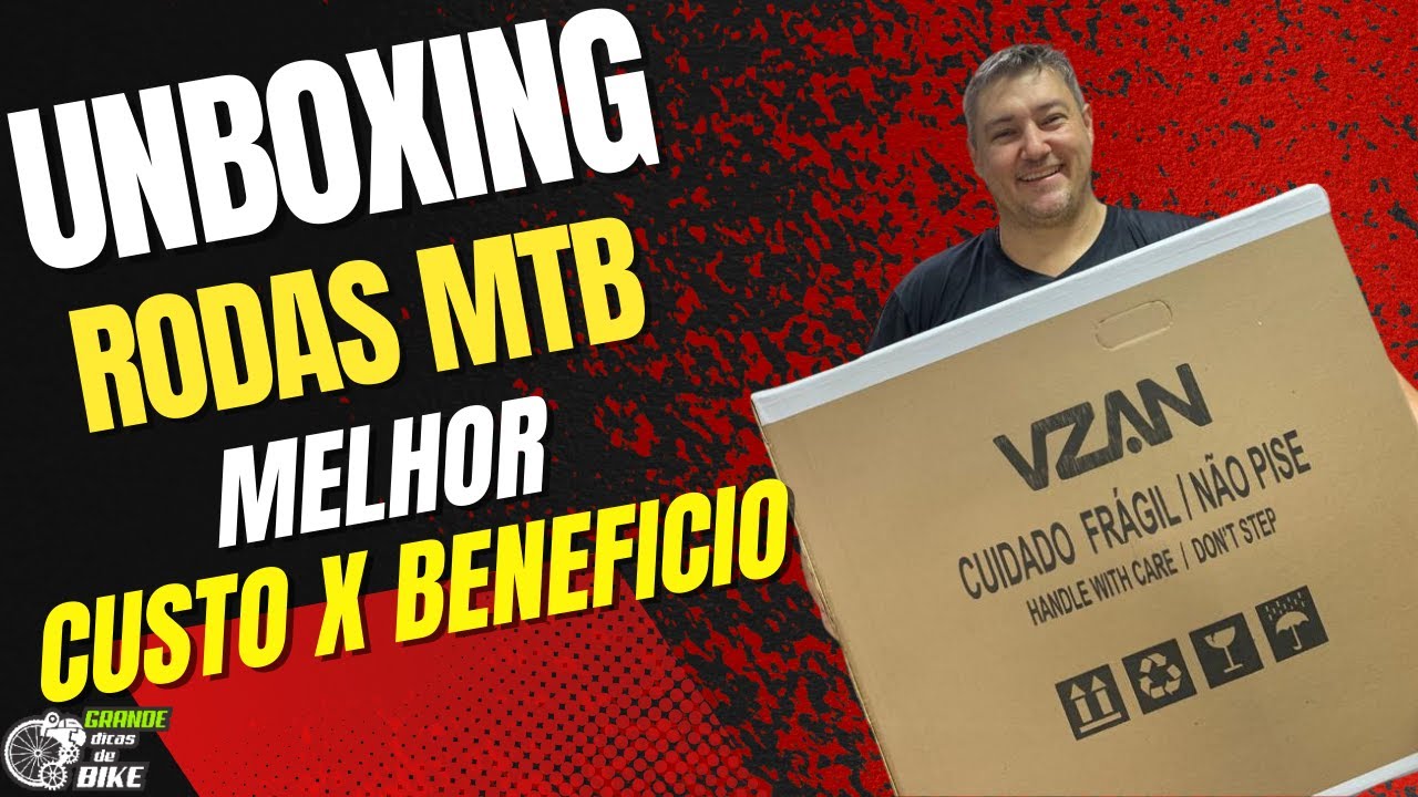 UNBOXING RODA DE MTB COM EXCELENTE CUSTO BENEFÍCIO