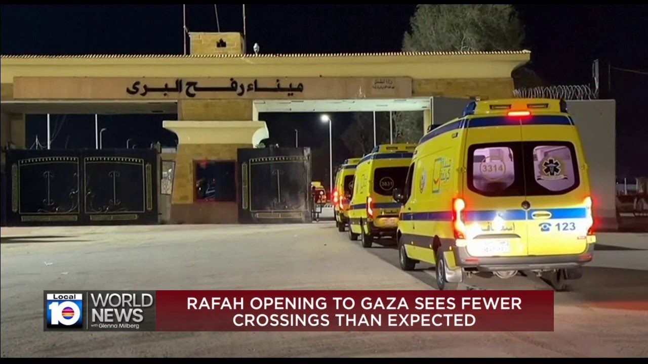 Rafah crossing re-opens again amid ceasefire