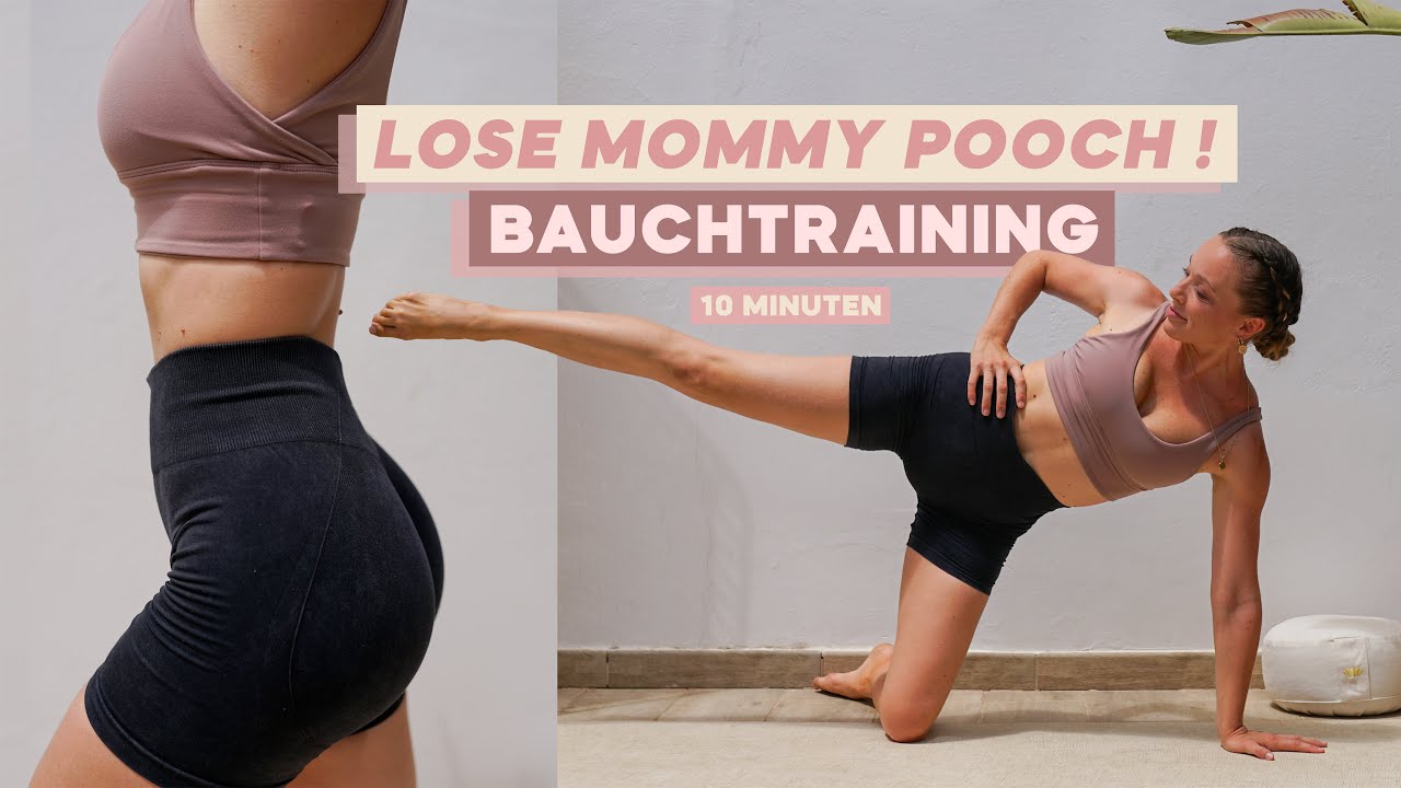 10 MIN Mommy Tummy Workout 🤱 Flacheren Bauch nach der Geburt