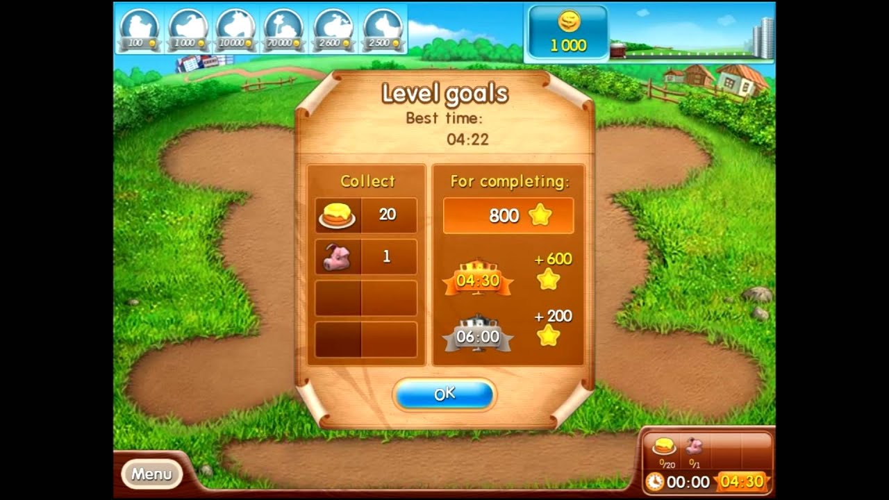 Farm frenzy 2 only GOLD (level 22) Meat street 2 Веселая ферма 2 Мясная 2 (уровень 22) Золото