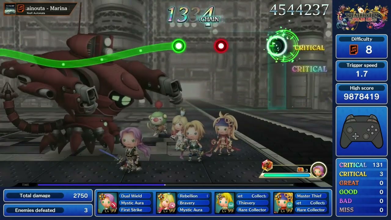 Theatrhythm Final Bar Line: NieR Automata - 