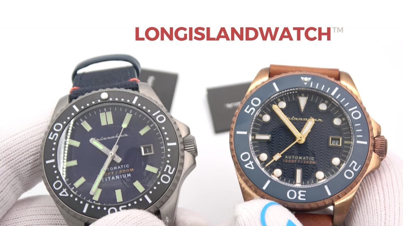 Automatic Dive Watch - Spinnaker Tesei. Titanium or Bronze, Take your Pick!